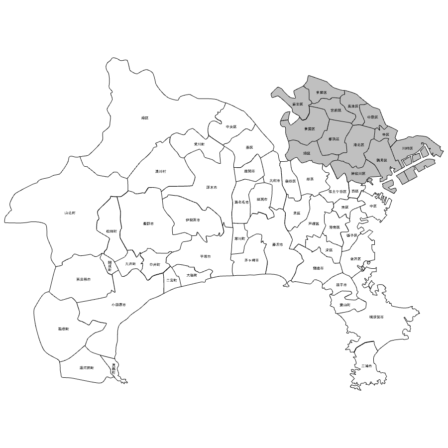 神奈川県集配エリア