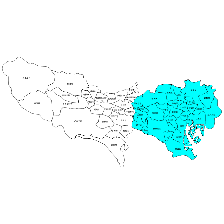 東京都集配エリア